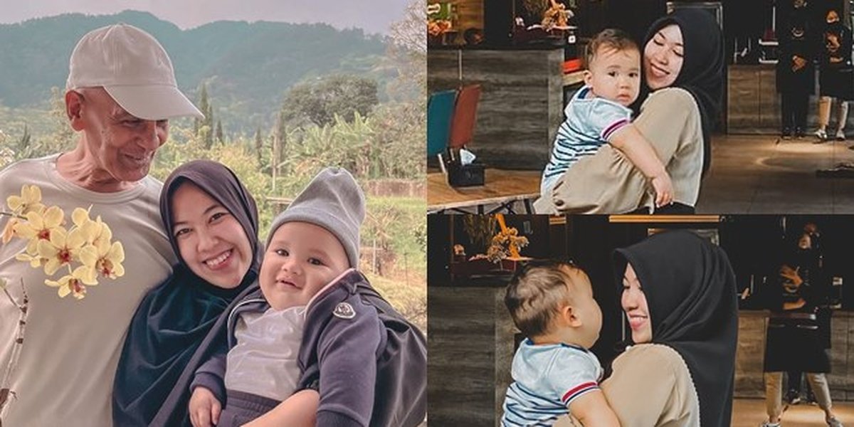 Age Difference of 45 Years with Zaskia Sungkar's Father, 8 Moments of Santi Asoka Babysitting Baby Ukkasya - Now a Young Grandmother