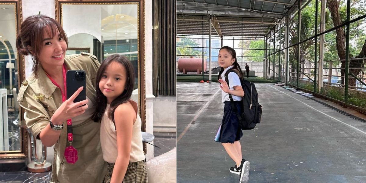 Teenage, Peek at 8 Photos of Gempi Who Doesn't Want to be Taken to the School Gate