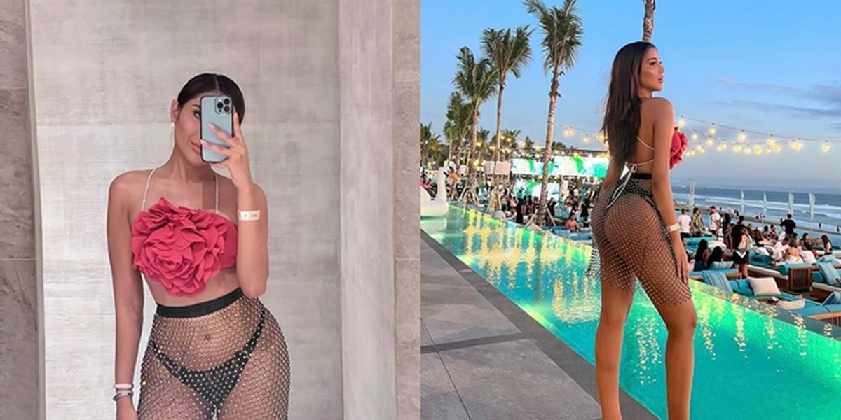 Wearing a bikini, 8 Photos of Millen Showing Private Parts While Playing in the Pool Makes Auto Zoom - Has She Undergone Gender Reassignment Surgery?