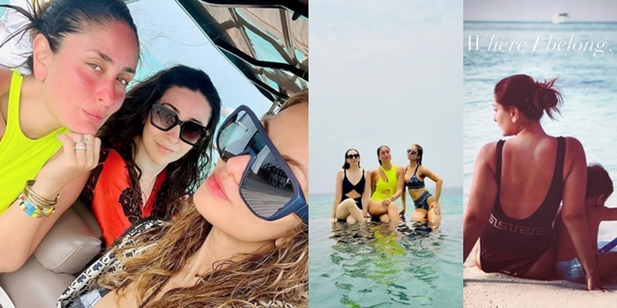 Bikini in Maldives, 8 Photos of Kareena Kapoor and Karisma Kapoor as Hot Duo on the Beach