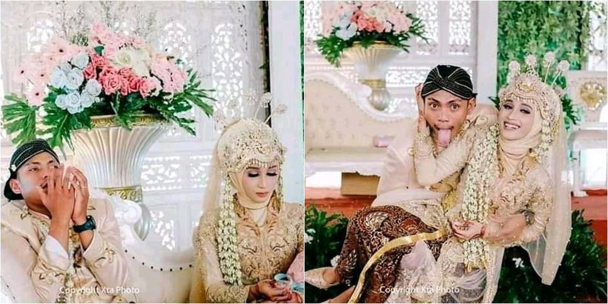 Funny Style during Photos, This is How 7 Moments of the Groom That Make You Laugh