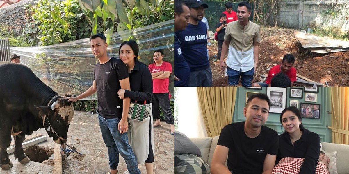 Sacrificing 6 Cows & 11 Goats, Raffi Ahmad Tries to Slaughter His Own Sacrificial Animal