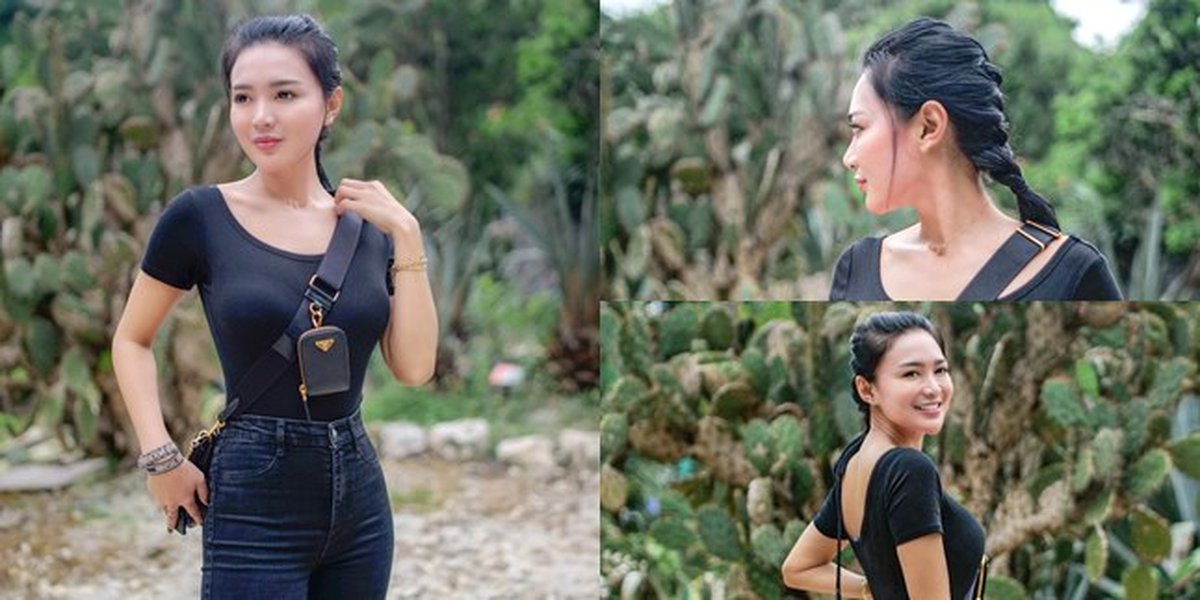 Usually Girly Appearance, 7 Hot Photos of Wika Salim Dressed as Lara Croft and Riding a Motorcycle - Her Slim Waist Makes People Focus