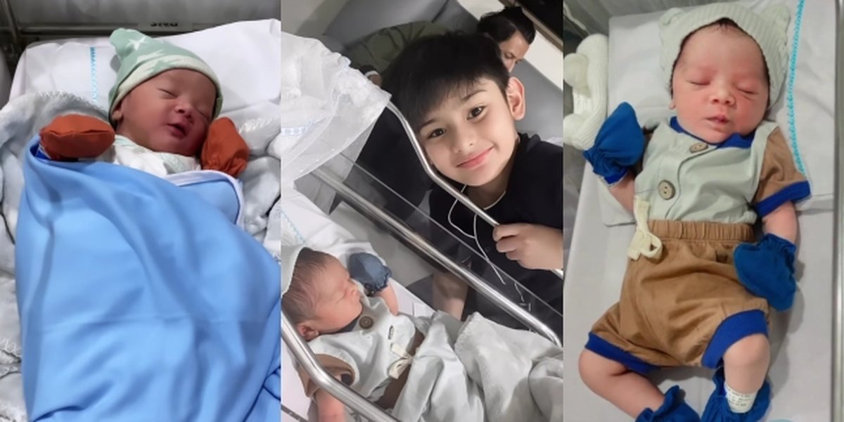 Excellent Seed! Check Out 7 Portraits of Baby Zhafi, the Child of Fairuz A Rafiq and Sonny Septian, Born on a Beautiful Date, Handsome - Has a Pointed Nose from Birth