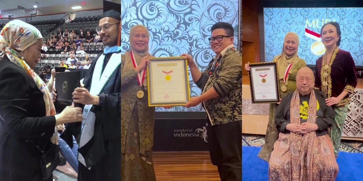 Making us Proud! 10 Photos of Dewi Yull Representing Surya Sahetapy to Receive an Award from MURI, Dedicated to Deaf Education in Indonesia