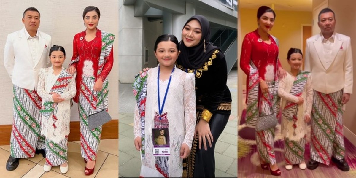 Make Proud, 8 Photos of Arsy Hermansyah Bringing the Red and White to the World Class Championship in the United States, Beautifully Wearing Kebaya Together with Anang and Ashanty