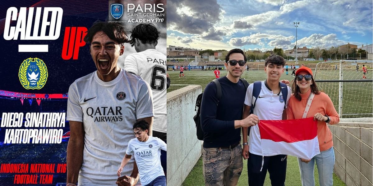 Make Proud, 8 Photos of Diego, Darius Sinathrya and Donna Agnesia's Child Successfully Joined the Indonesian National U-16 Team