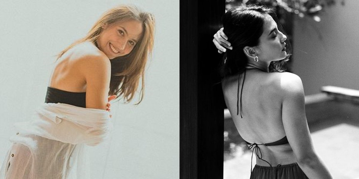 Distracting, Here's a Series of Photos of Pevita Pearce Showing off Her Beautiful Back: Glamorous in a Dress - Hot in a Swimsuit