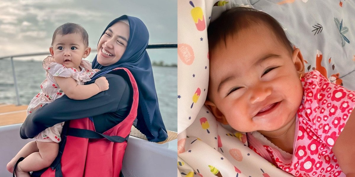 Causing a Stir When Invited to Play Jetski, 8 Photos of Moana, Daughter of Ria Ricis, Who Will Be Educated in Egypt - Her Father Doesn't Want to Go Far
