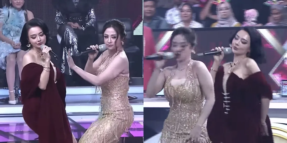 Causing a Stir, Wika Salim & Dewi Perssik Compete in 'Dance Moves' on the D'Academy 7 Stage
