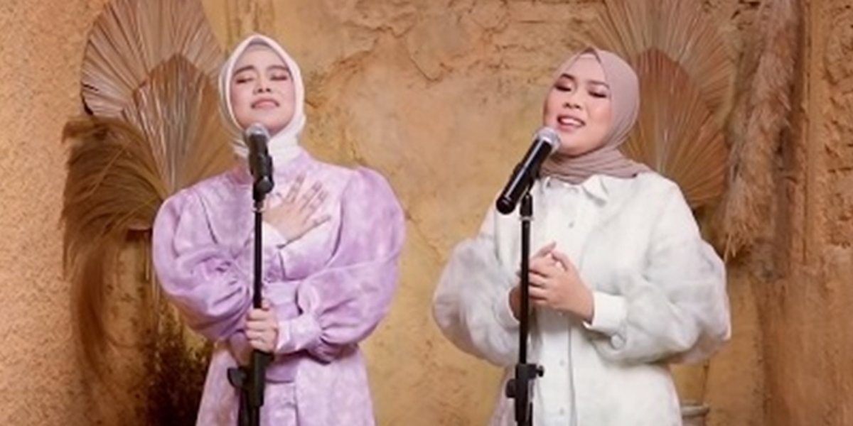 Chilling! 7 Portraits of Lesti and Selfi Yamma Singing 'Bismillah Cinta' Dangdut Version