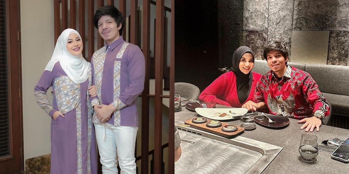Making Single Netizens Envious, Here's a Picture of Aurel Hermansyah and Atta Halilintar at a Romantic and Luxurious Dinner - Intimate Moments Showing a Kiss