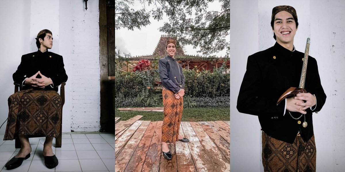 Making Netizens More Excited with Elji Couple, 10 Photos of El Rumi Looking Handsome and Dashing in Javanese Traditional Clothing