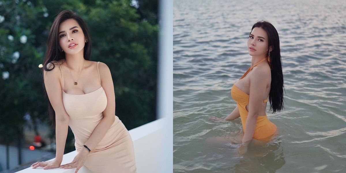 Making Adam's Mind Join the Vacation, Here are 8 Hot Photos of Maria Vania at the Beach - Netizens Zoom in on Her Sexy Appearance