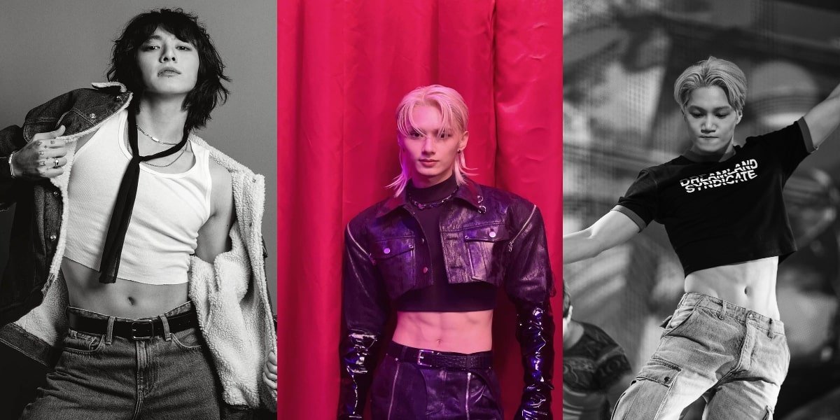 Making the Wrong Focus! 8 Male K-Pop Idols Who Show Off Their Abs with Their Crop Top Outfits, Including Bang Chan from Stray Kids and Jungkook from BTS