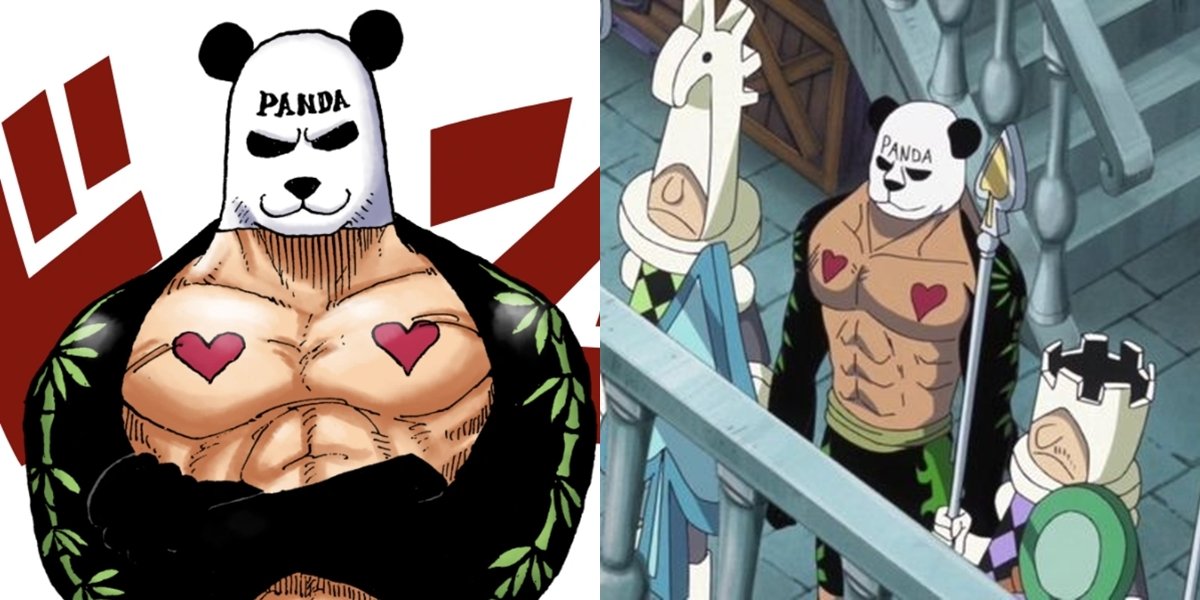 Curious Bikini, This is the Figure of Pandaman who Often Becomes a Cameo in the Anime or Manga 'ONE PIECE'