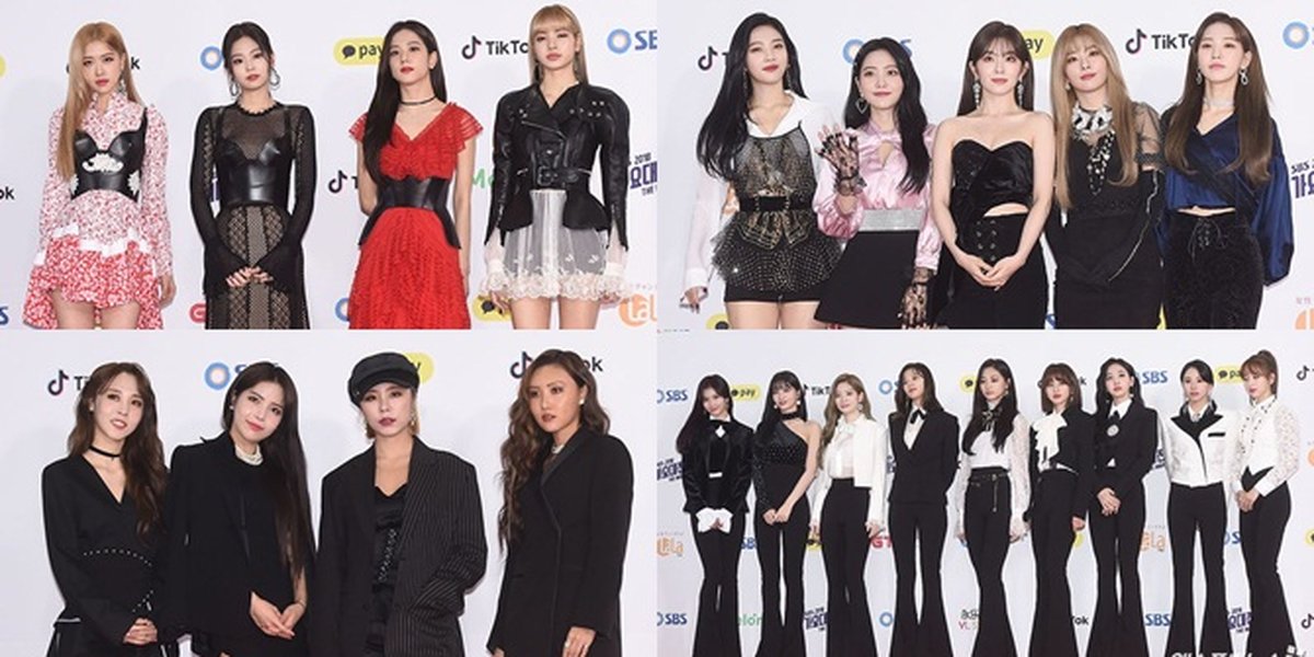 BLACKPINK to TWICE Cool at the Red Carpet of SBS Gayo Daejeon 2018