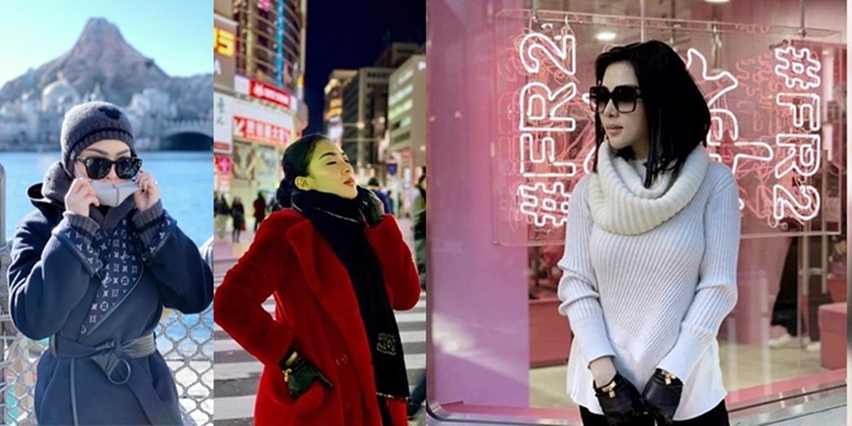 Back and forth to Japan, Syahrini accompanies 'Mickey' walking despite the flu