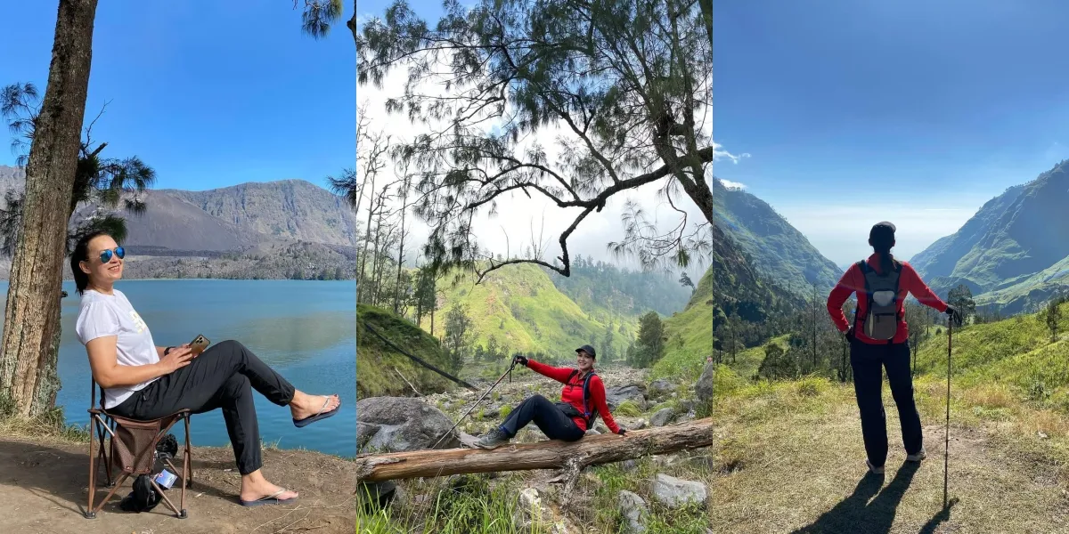 Not Just Chasing Adrenaline, 9 Photos of Ira Wibowo Reveal Enjoying the Beauty of Nature by Climbing Mountains
