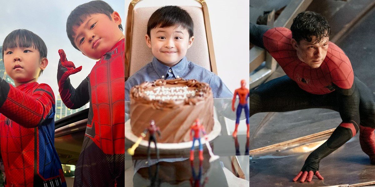 Handsome Fanboy Candidate, Raphael Moeis's Spider-Man Themed Birthday Portrait in California