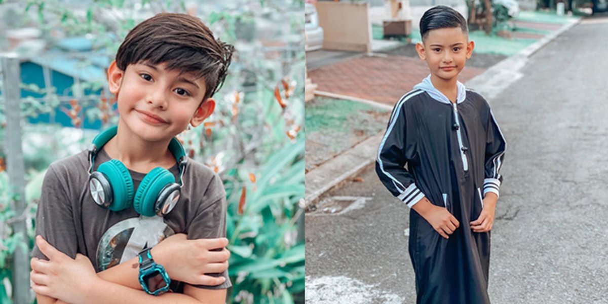 Candidate for Hafidz Quran, Here are 8 Portraits of King Faaz, the Son of Fairuz A Rafiq Who is Growing Up as a Teenager and Becoming Handsome