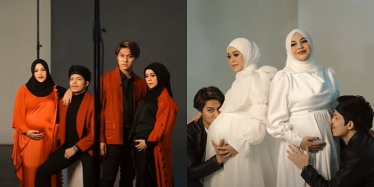 Young Mom Candidates, 8 Portraits of Maternity Shoot Aurel Hermansyah and Lesti Kejora with Their Husbands - 2 Beautiful Pregnant Women