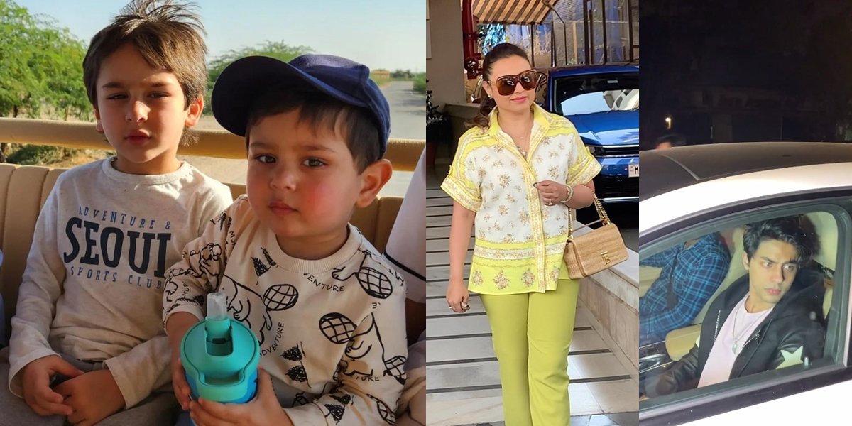 Candid Bollywood of The Week, Cute Taimur and Jeh - Rani Mukherjee Stands Out