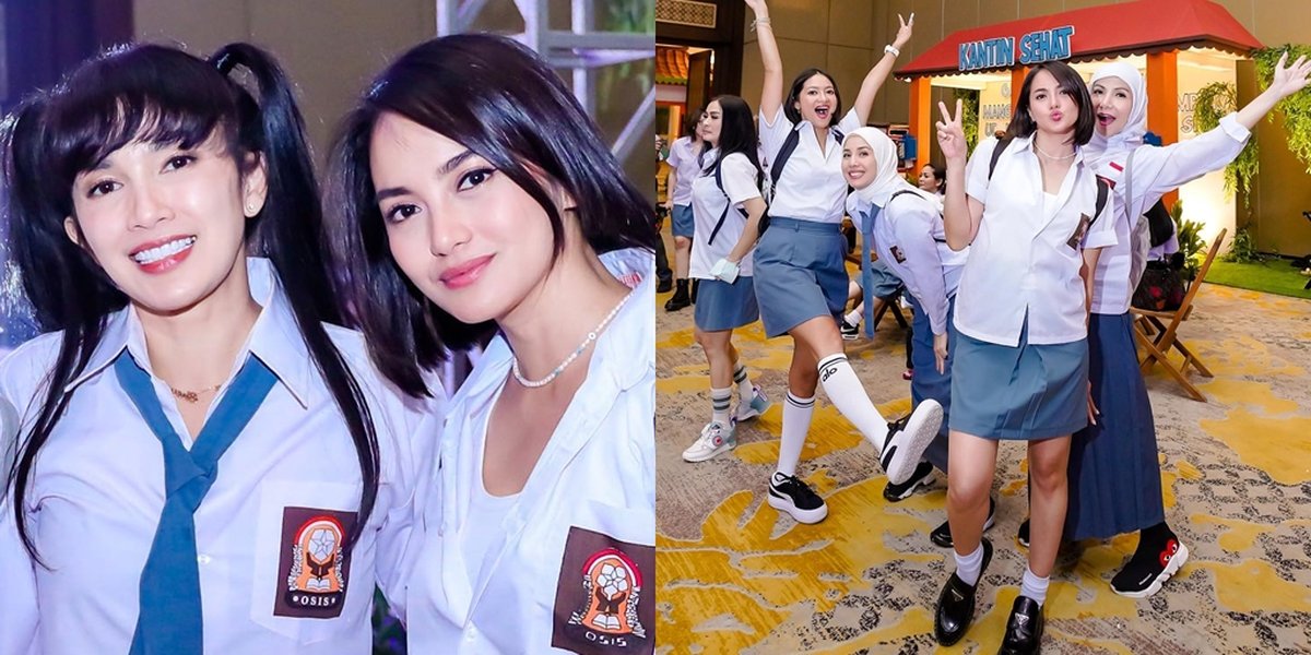 Beautiful Eternal Youth, 11 Portraits of Ririn Ekawati Looking Like a Real High School Student at Ussy Sulistiawaty's Birthday Moment