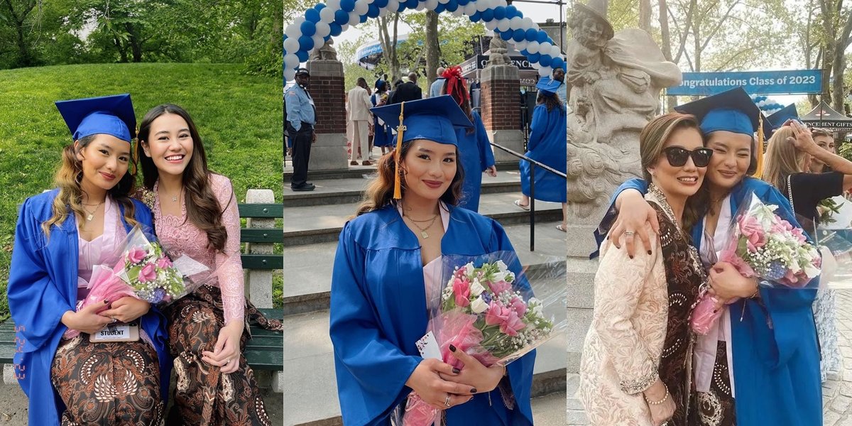 Beautiful in Kebya, 8 Photos of Zahwa Massaid's Graduation, Reza Artamevia's Daughter in New York - Angelina Sondakh Also Congratulates