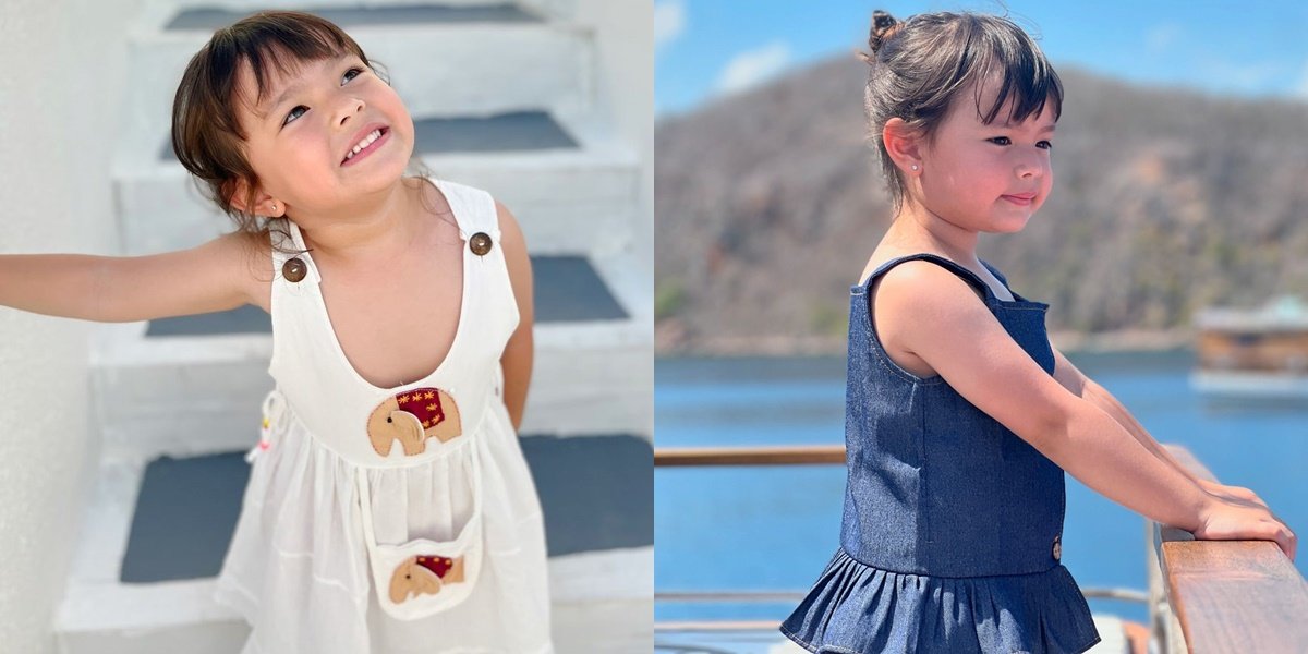 Beautiful and Adorable, Photos of Chloe, Asmirandah's Child, Posing Like a Little Model at the Beach