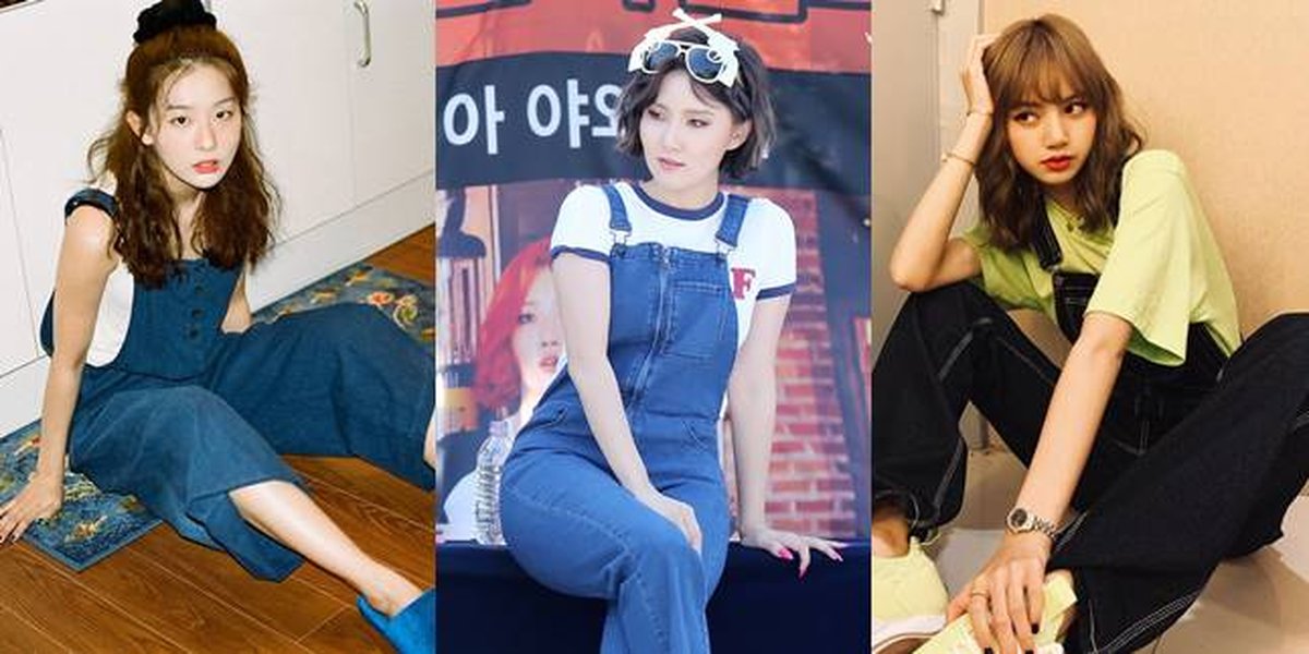 Beautiful and Cute, Here are Portraits of a Series of K-Pop Idols Wearing Overalls