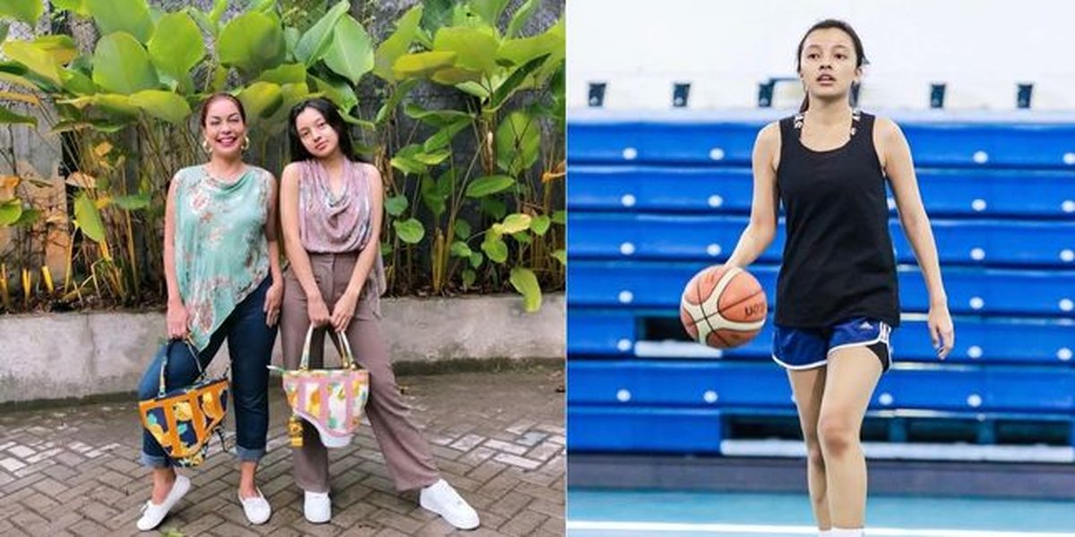 Beautiful and Multitalented, 8 Photos of Nadia Soekarno, Soraya Haque's Enchanting Daughter Playing Basketball