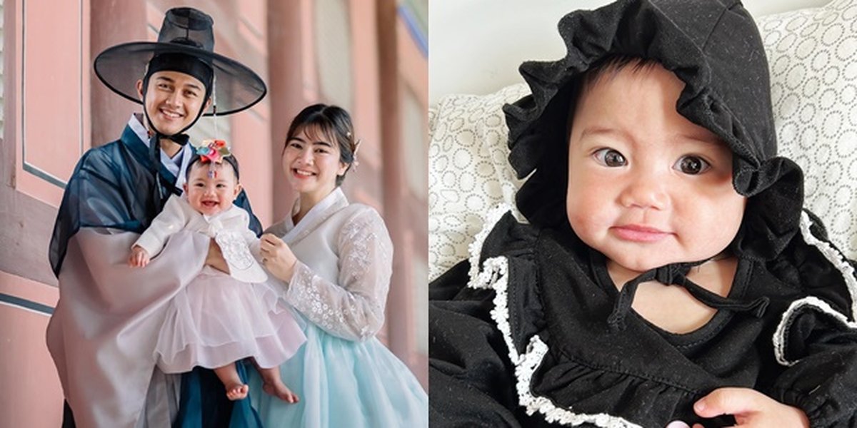 Beautiful Like Her Mother, 8 Photos of Baby Bible, Felicya Angelista's Child - Happy to Show Her Smile and Dimple That Makes People Adore Her