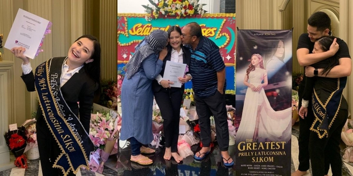 Beautiful and Achieving, 10 Happy Photos of Prilly Latuconsina Celebrating Graduation - Flood of Congratulations and Gifts