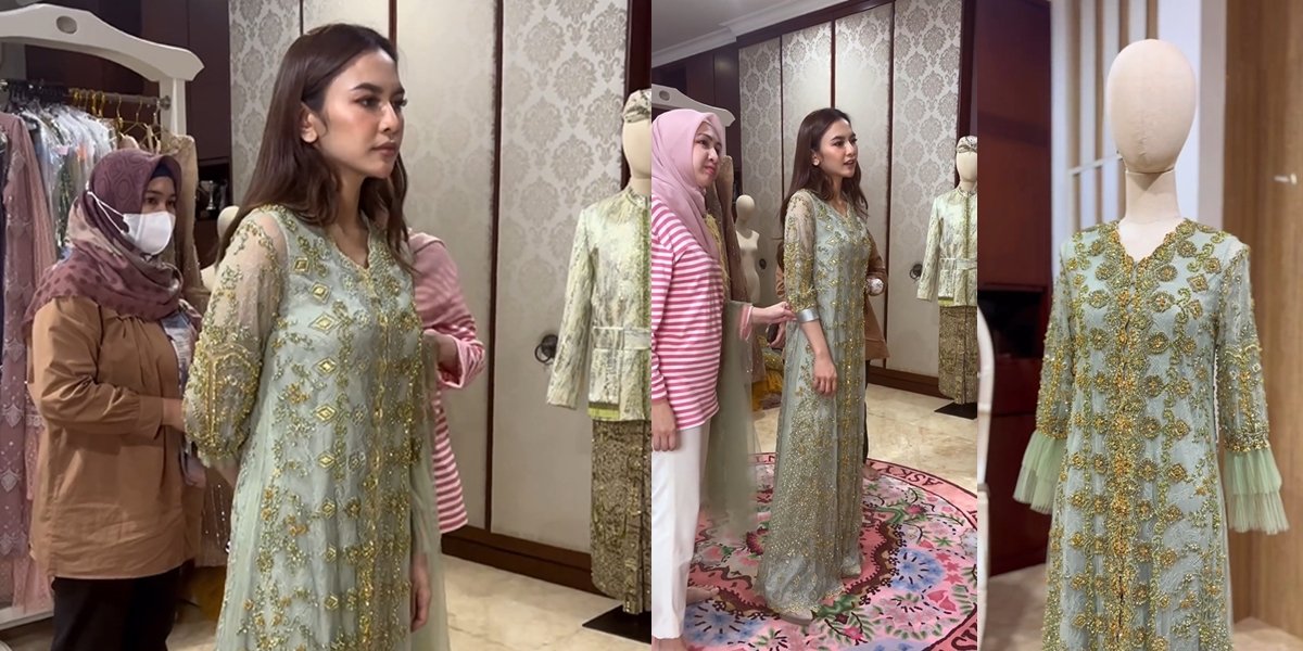 The Beauty of Mahalini's Expensive Outfit at the Pre-Wedding Religious Event with Rizky Febian, A Convert Before the Wedding