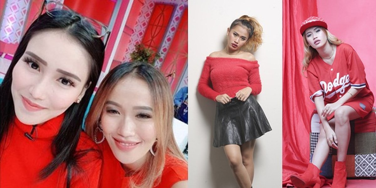 Beautiful Lala Sawer, a singer who is said to resemble Ayu Ting Ting