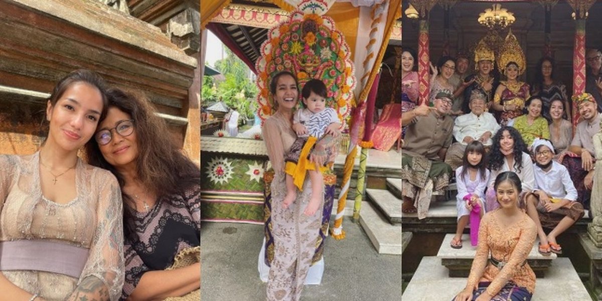 Sheila Marcia Joseph Looks Beautiful as Ever, 8 Stunning Photos of Her Wearing Balinese Kebaya at a Family Wedding - Together with Her Four Children