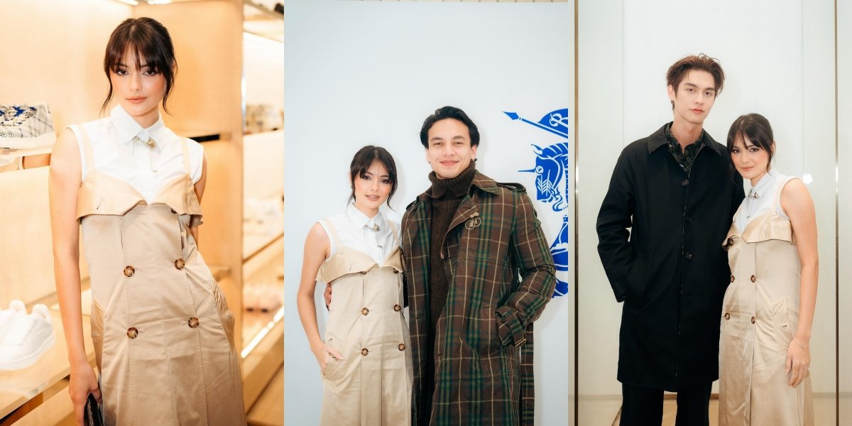 The Beauty of Paripurna, 8 Portraits of Amanda Rawles at the Burberry Event - Perfectly Matched in Photos with Jefri Nichol and Bright Vachirawit