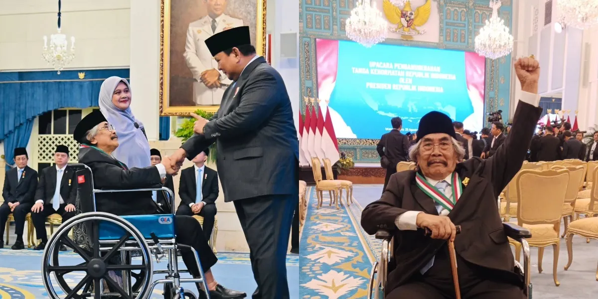 The Story of Jaja Miharja Meeting President Prabowo to Receive an Honorary Award, An Unforgettable Moment