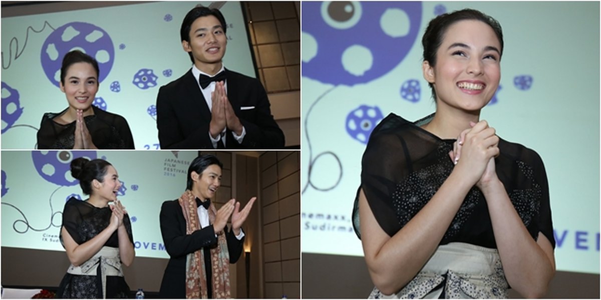 Chelsea Islan with Japanese Actor, Invites to Watch Indonesian Film