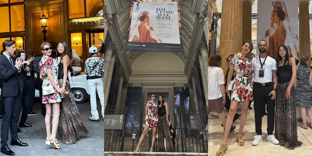 Choo Sarang Accompanies Yano Shiho at a Fashion Event in Rome, Now as Tall as Her Mother