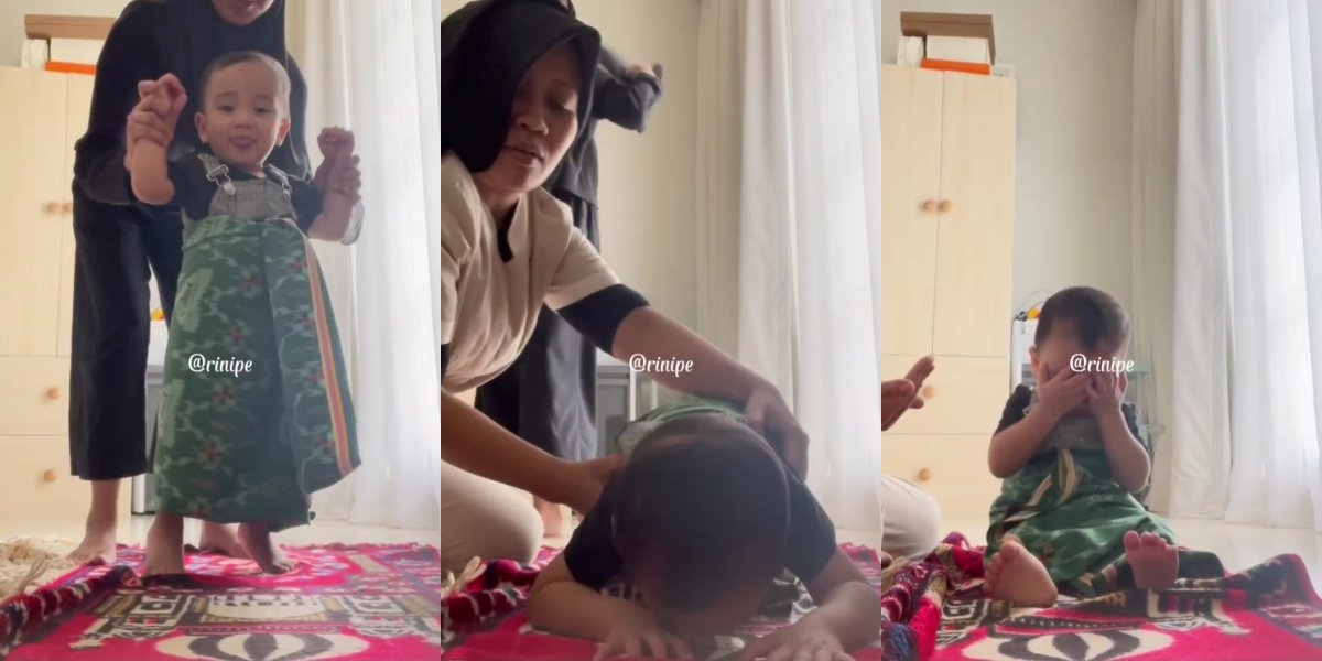 Cipung Gets Smarter, 10 Moments of Rayyanza, Nagita Slavina's Son, Learning to Pray with Sus Rini - Wearing Sarong Makes People Adore Him