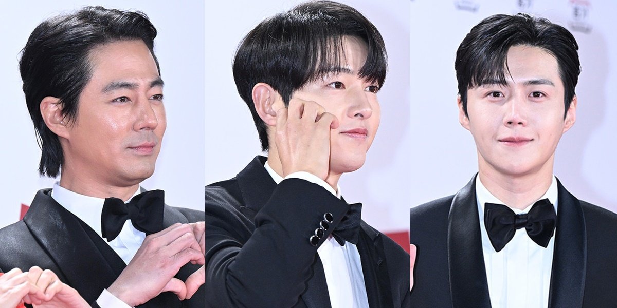 Close Up Handsomeness of Korean Actors at the Red Carpet of the Blue Dragon Film Awards 2023, from Jo In Sung, Song Joong Ki, to Kim Seon Ho