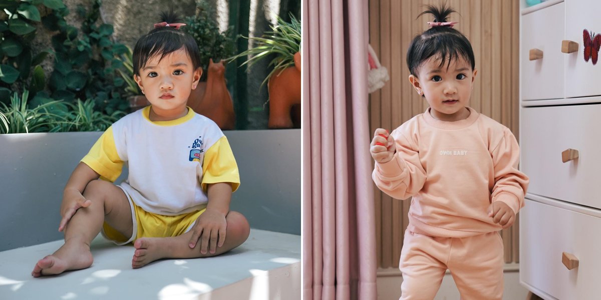 Suitable as a Model, 8 Portraits of Amala, the Youngest Daughter of Irish Bella & Ammar Zoni, who are Already Skilled at Posing in Front of the Camera
