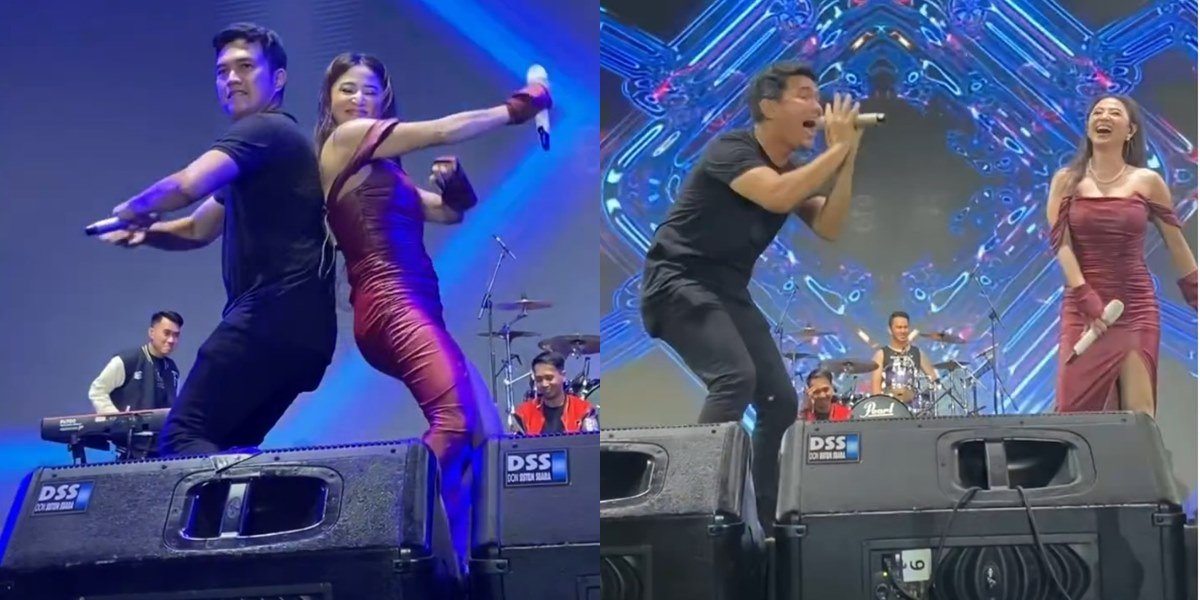 Comeback 'One Wedding', 6 Exciting Photos of the Duet Dewi Perssik & Aldi Taher at Synchronize Fest 2024