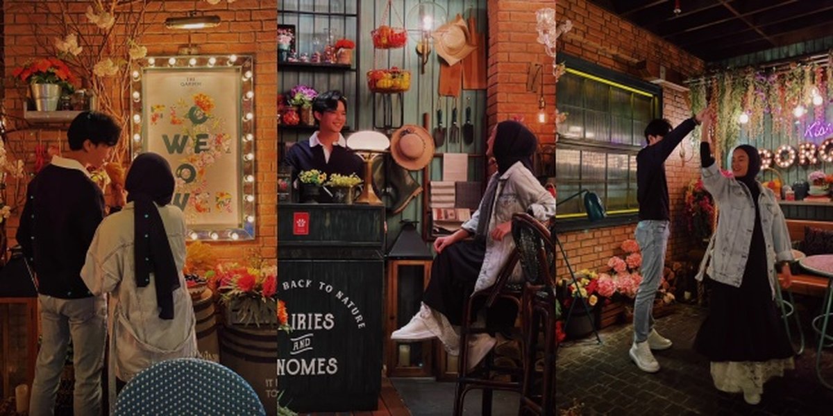 Couple Goals Banget! 8 Potret Dinda Hauw and Rey Mbayang Photos in a Cafe That Looks Like a Prewedding, Their Sweetness Makes Netizens Smile to Themselves