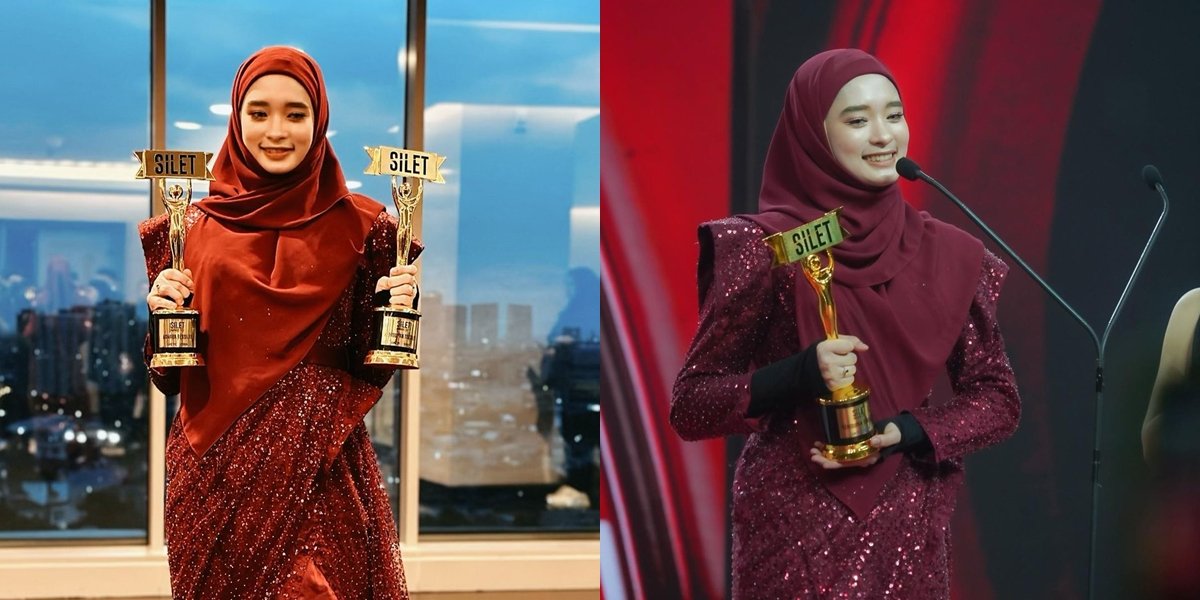 Unfazed by Ivan Gunawan's Criticism and Sonny Septian, 10 Photos of Inara Rusli Winning Awards - Thank You to Virgoun