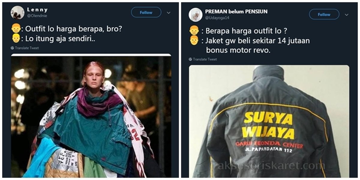 This 'Harga Outfit Lo' Tweet Relates So Much to You, Check it Out