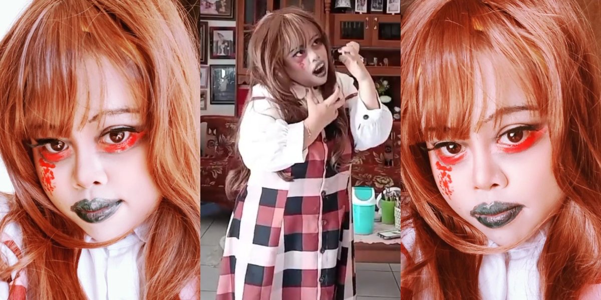 Spooky Makeup to Celebrate Halloween, 8 Photos of Kekeyi Wearing 'Scary Ex Makeup' that Successfully Creeped Out Netizens