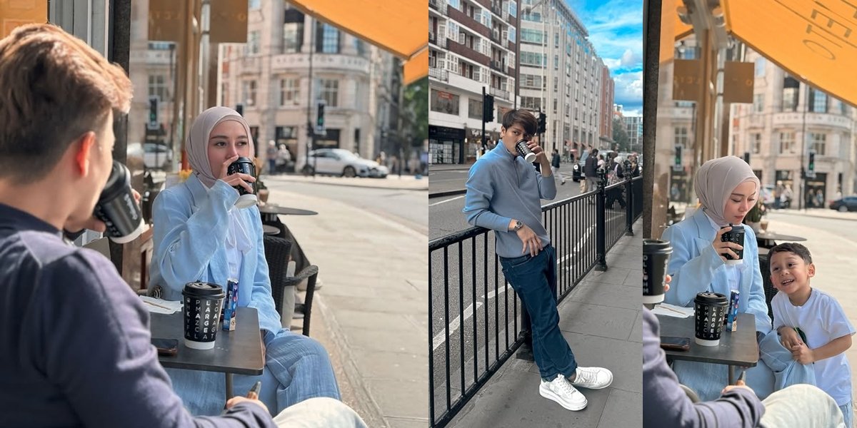 From Liverpool, Portrait of Lesti Kejora and Rizky Billar Having Coffee in London - Calm Amidst the Case with Yoni Dores